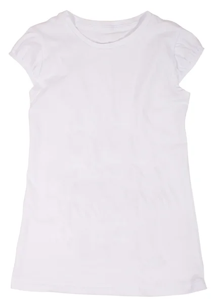 Dámské tričko izolovaných na bílém pozadí. — Stock fotografie