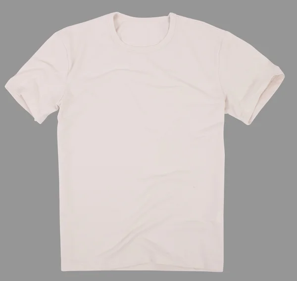 Mens t-shirt geïsoleerd op grijze achtergrond. — Stockfoto