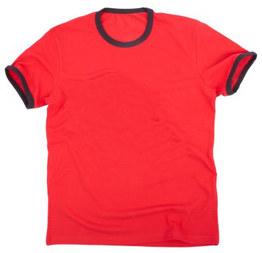 Beyaz arka plan üzerinde izole erkek t-shirt.