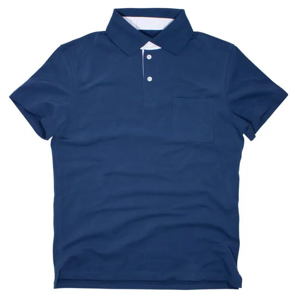 Poloshirt geïsoleerd op witte achtergrond. — Stockfoto