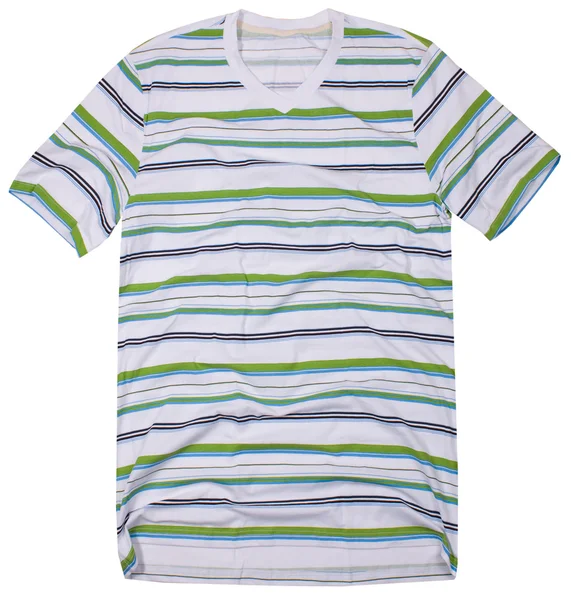 Camiseta masculina isolada sobre fundo branco . — Fotografia de Stock