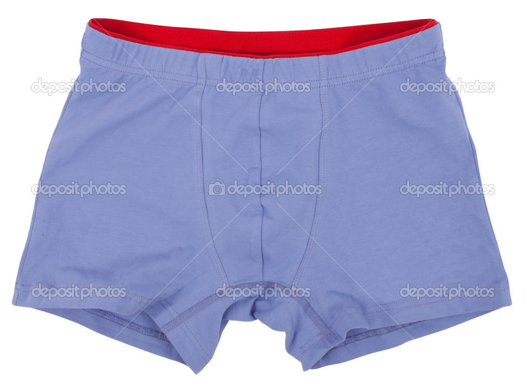 Male underwear isolated on a white background.