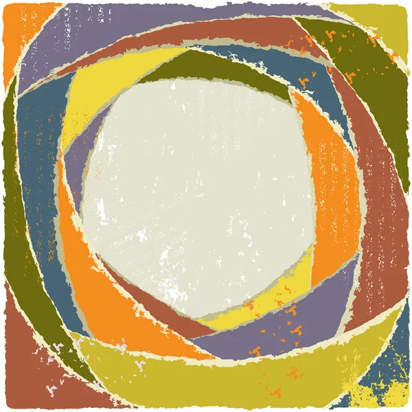 Cadre design avec des papiers déchirés colorés. Vecteur — Image vectorielle