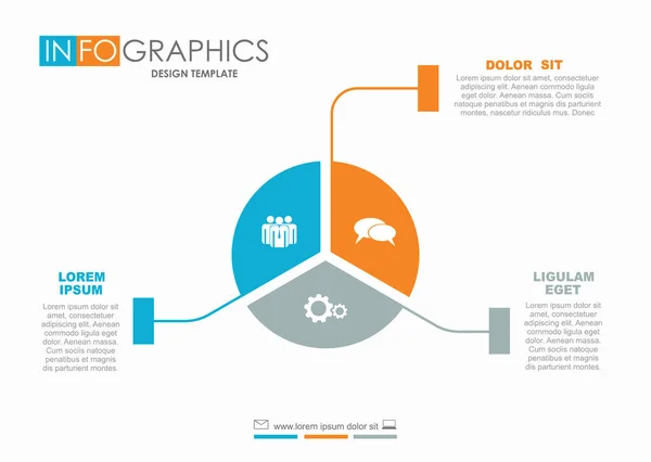 あなたのデータのための場所とインフォグラフィックデザインテンプレート。ベクターイラスト. — ストックベクタ