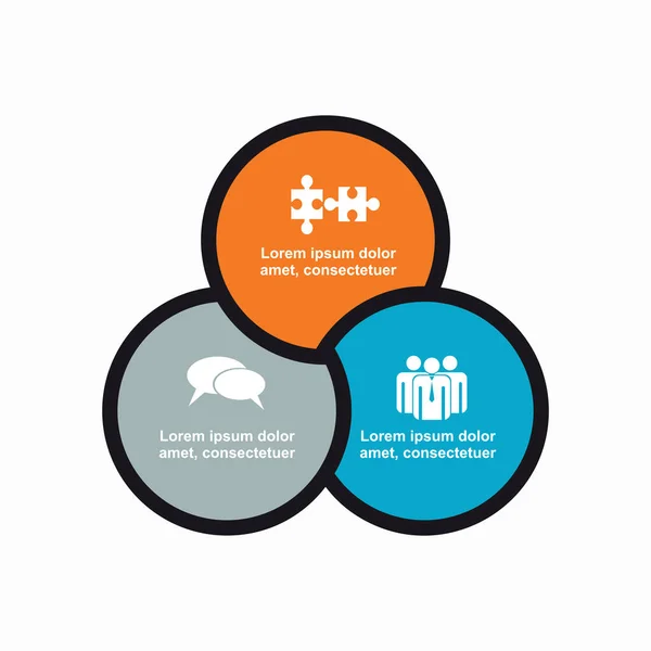 Plantilla de diseño infográfico con lugar para sus datos. Ilustración vectorial. Ilustraciones De Stock Sin Royalties Gratis