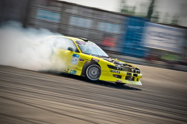 Drift auto v akci — Stock fotografie