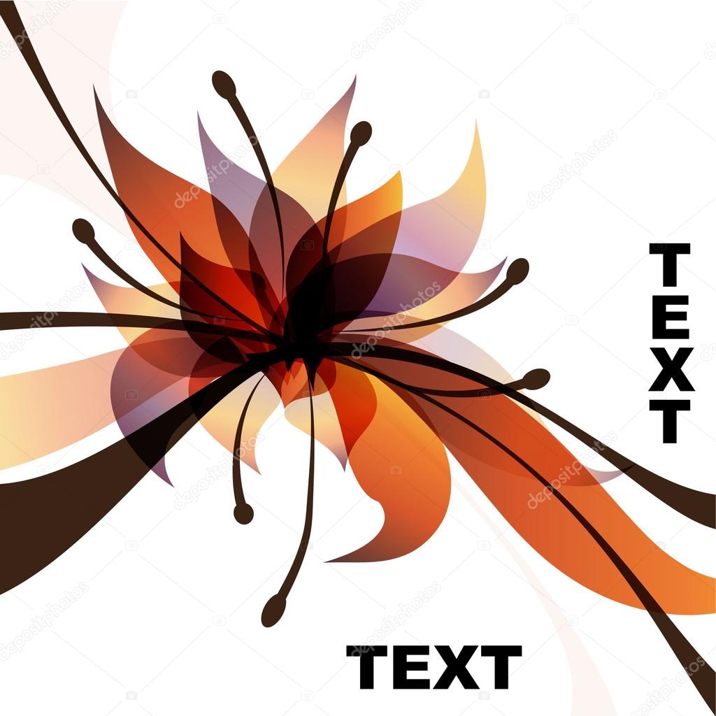 Abstract flower Background