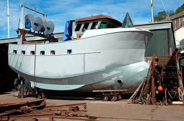 Boat repair — Stock Photo, Image