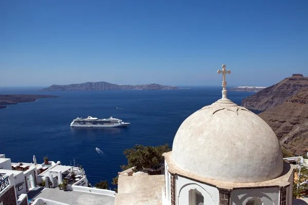 Santorini caldera — Stock fotografie