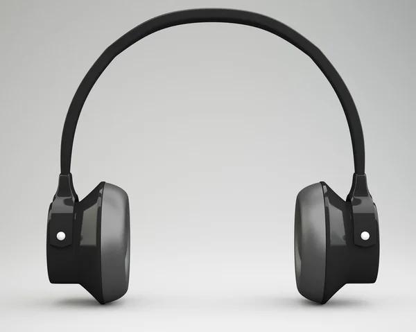 Auriculares negros — Foto de Stock