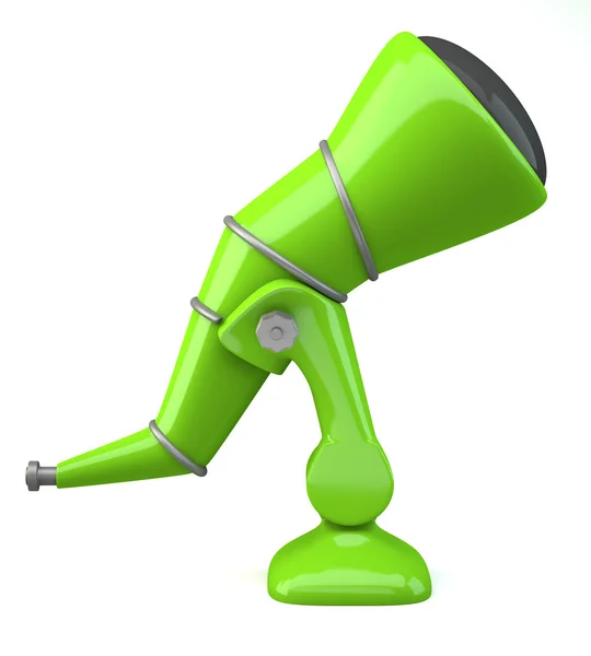 Cartoon-styled telescope — Stock Photo, Image