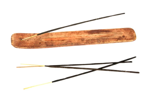 木製ホルダーの線香 — ストック写真