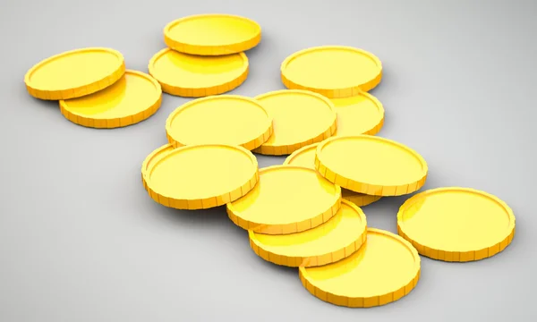 Golden coins — Stock Photo, Image