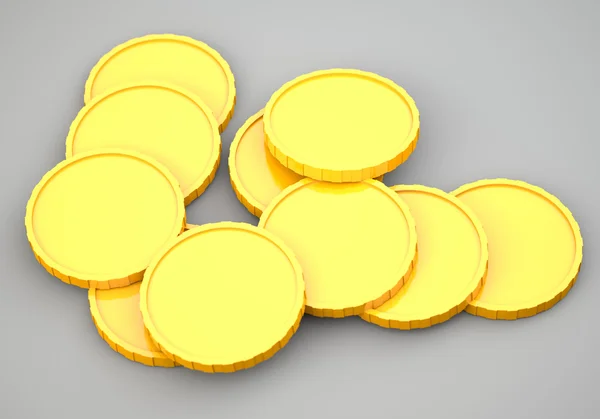 Monedas de oro — Foto de Stock