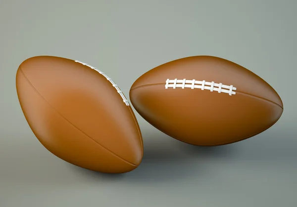 American football balls — Stock Photo, Image