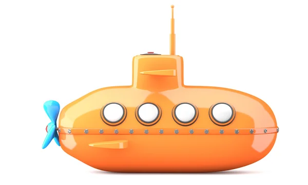 Мультфільм стилі підводного човна — стокове фото