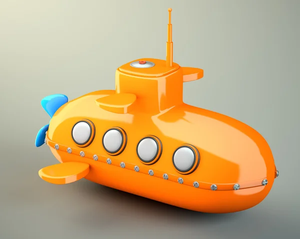 Submarino de dibujos animados — Foto de Stock