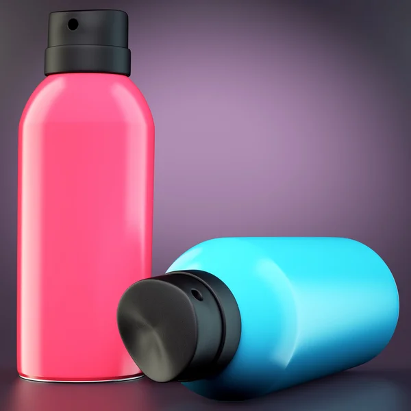 Two spray cans — Stock Photo, Image