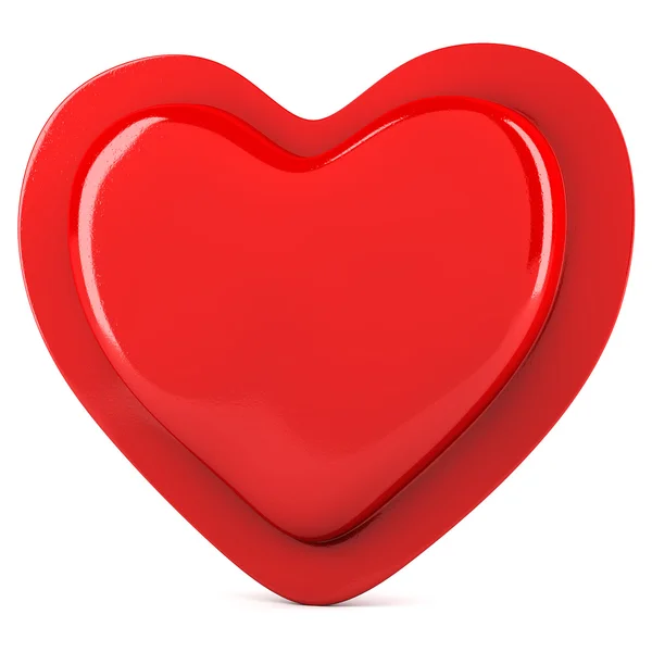 Coração abstrato vermelho — Fotografia de Stock