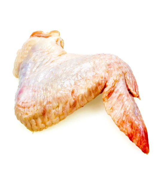 Ala de pollo cruda — Foto de Stock