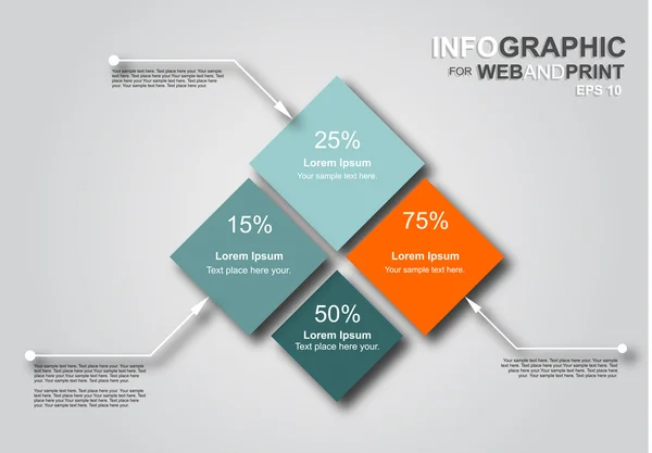 Informationen zur Grafik — Stockvektor