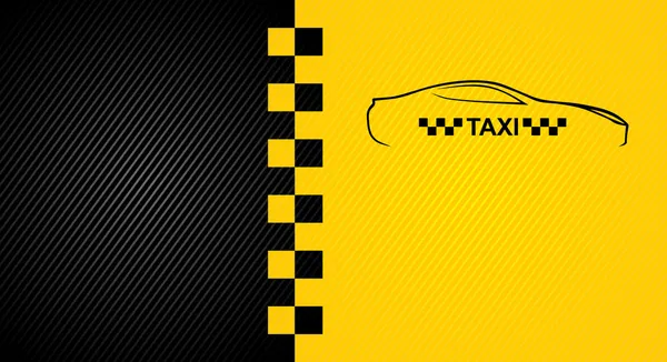 Corsa sfondo arancione, taxi modello di copertura taxi. Vettore 10eps — Vettoriale Stock