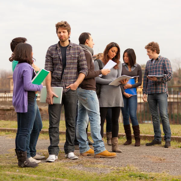 Group of Multicultural College Students — Stock Photo, Image
