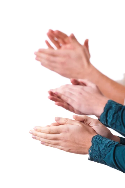 Mãos humanas batendo palmas — Fotografia de Stock