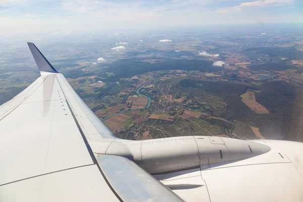View From Airplane Window — Stock Photo, Image