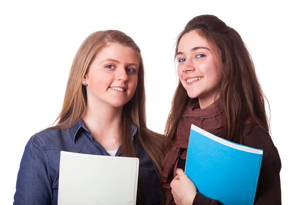 Two Female Teenage Students — Stock Photo, Image