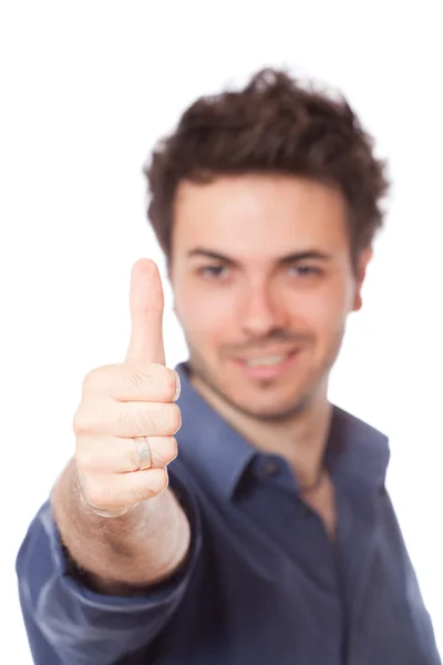 Retrato de homem alegre — Fotografia de Stock