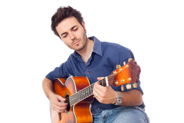 Young Man Playing Guitar