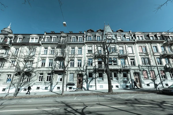 Casas en la ciudad de Berna, Suiza — Foto de Stock