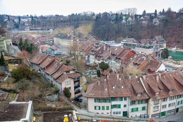 A svájci Bern város házak — Stock Fotó