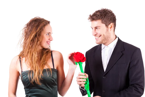 Young Couple in Love, Valentine's Day — Stock Photo, Image