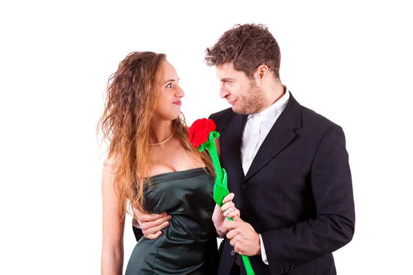 Casal jovem apaixonado, Dia dos Namorados — Fotografia de Stock