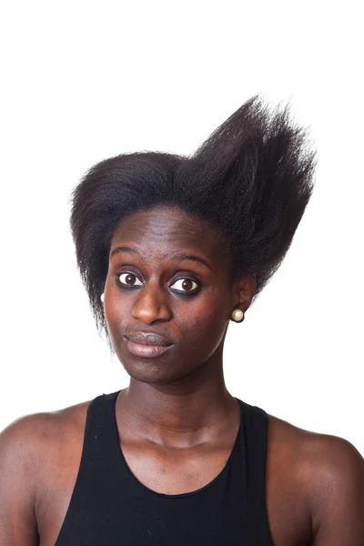 Siyah kadın portresi — Stok fotoğraf