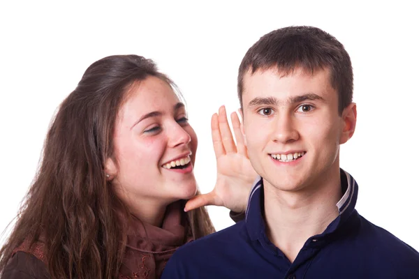 Flüstern eines Geheimnisses — Stockfoto