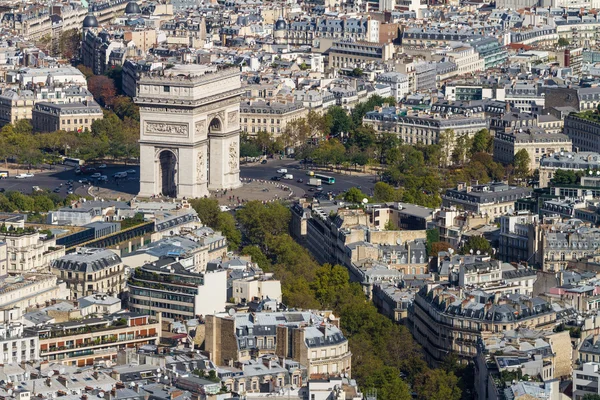 Arco del Triunfo visto desde Tour Eiffel —  Fotos de Stock