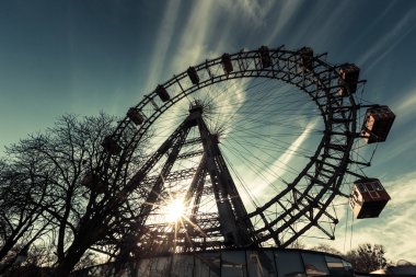 Wiener riesenrad, ünlü dönme dolap, wien