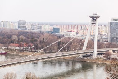 Bratislava yeni fütüristik Köprüsü