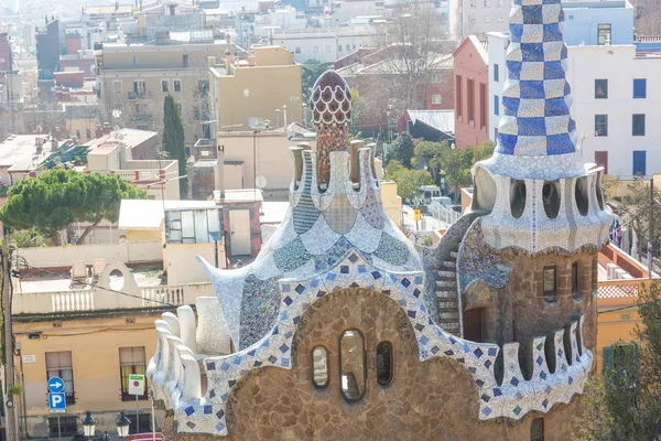 Park Güell in barcelona — Stockfoto