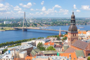 Riga havadan görünümü