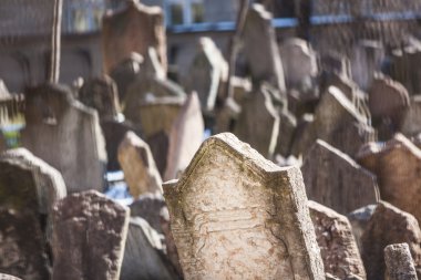 Jewish Cemetery in Prague clipart
