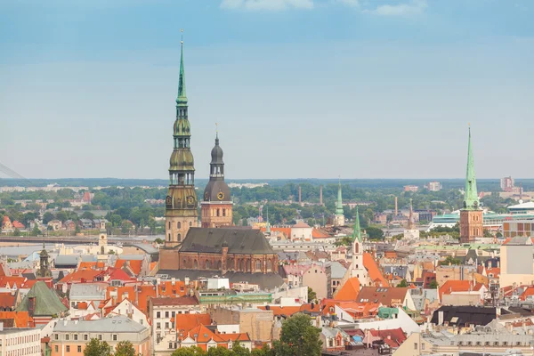 Luchtfoto van riga — Stockfoto