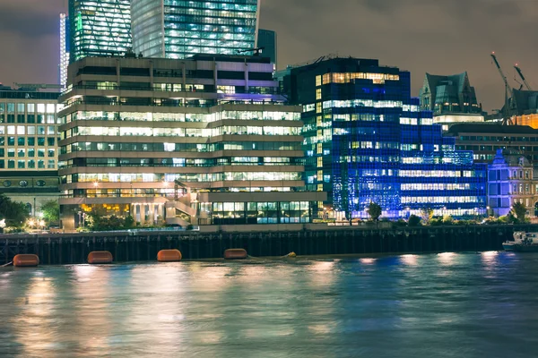 City of london, nattvisning — Stockfoto