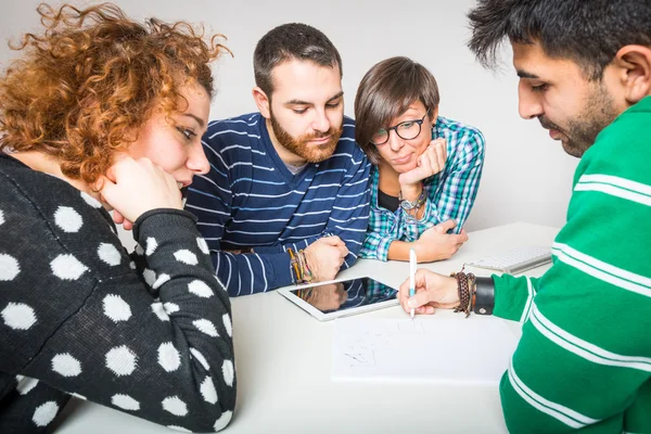 Group of Friends Studying — Stock Photo, Image