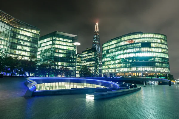 Modern Buildings and The Shard in London — Stok fotoğraf