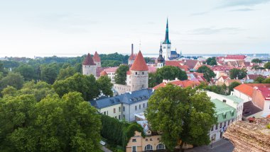 Tallinn panoramik görünüm