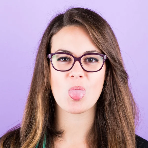 Hermoso retrato de mujer joven — Foto de Stock